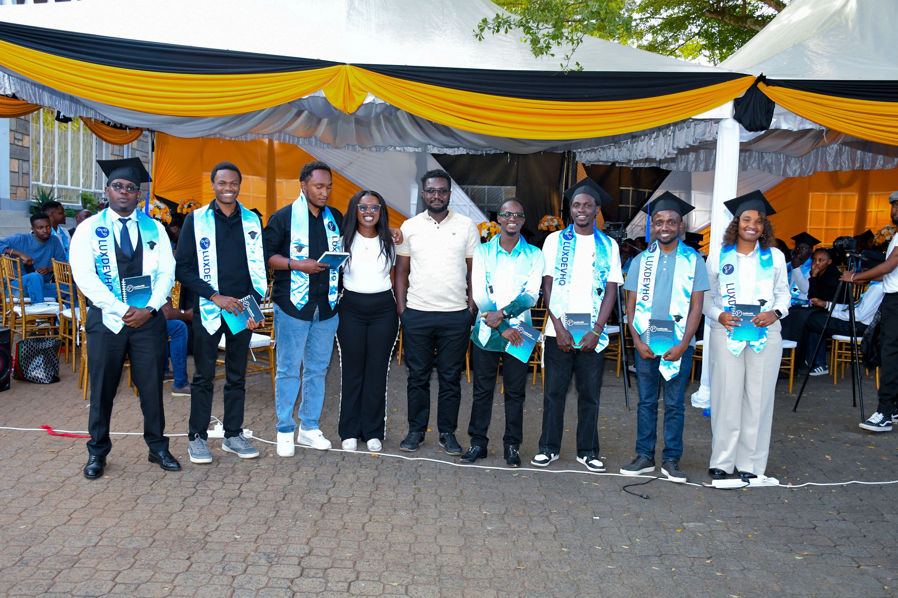 LuxDev Academy student community moment