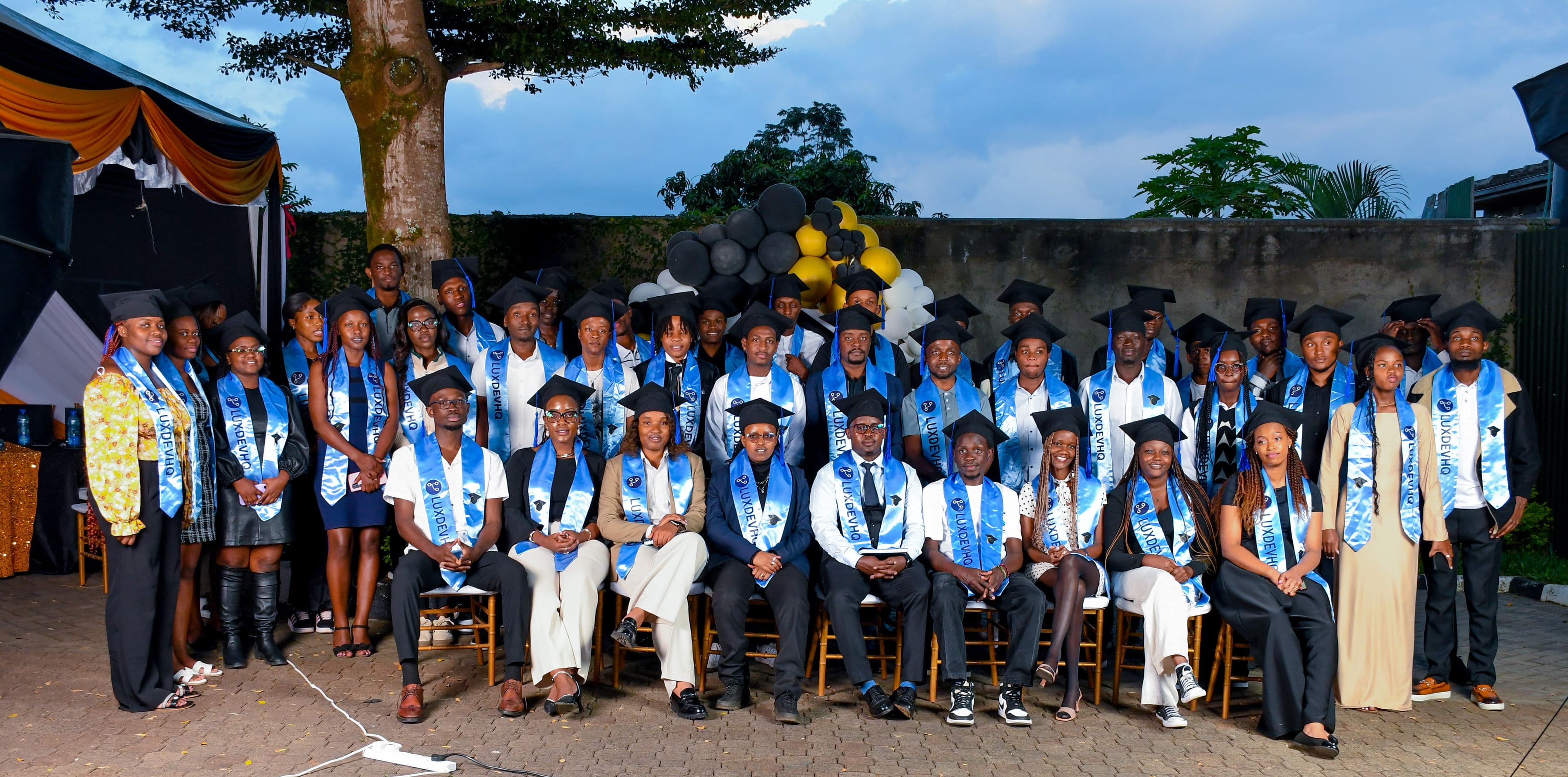 LuxDev Academy graduation celebration
